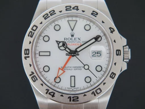 Beautiful Replica Rolex Explorer II 216570 Automatic Movement 42mm Steel Case Mens/unisex Watch - Image 2