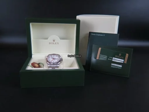 Beautiful Replica Rolex Explorer II 216570 Automatic Movement 42mm Steel Case Mens/unisex Watch - Image 4