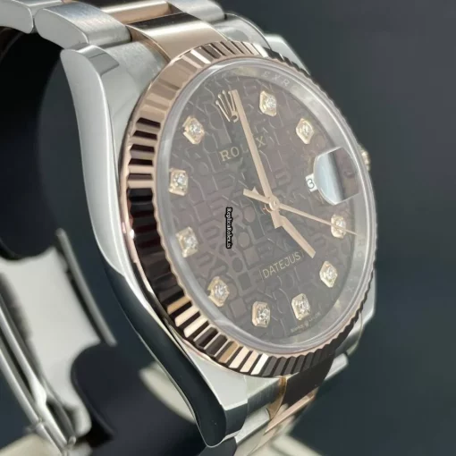 Durable Fake Rolex Datejust 126231 Caliber 3235 Automatic Movement 36x44mm Gold/steel Case Mens/unisex Watch - Image 6