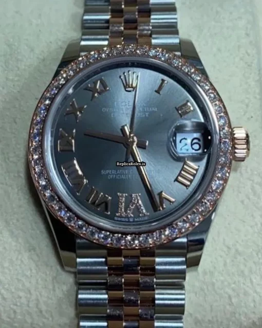 Ideal Replica Rolex Lady-datejust 278381rbr Caliber 2236 Automatic Movement 31mm Gold/steel Case Womens Watch