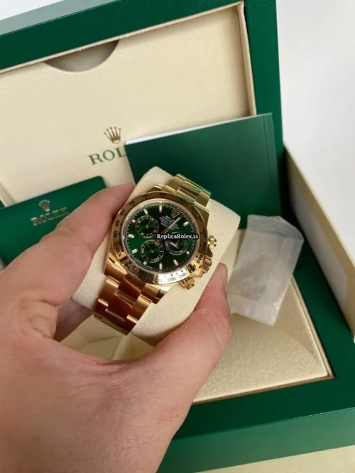 Ideal Fake Rolex Daytona 116508 Caliber 4130 Automatic Movement 40mm Yellow Gold Case Mens/unisex Watch - Image 2