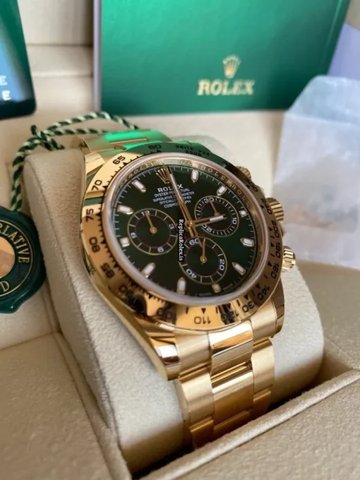 Ideal Fake Rolex Daytona 116508 Caliber 4130 Automatic Movement 40mm Yellow Gold Case Mens/unisex Watch - Image 4