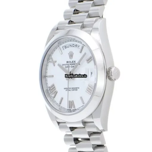 Mind-boggling Replica Rolex Day-date 40 228206 Caliber 3255 Automatic Movement 40mm Platinum Case Watch - Image 2