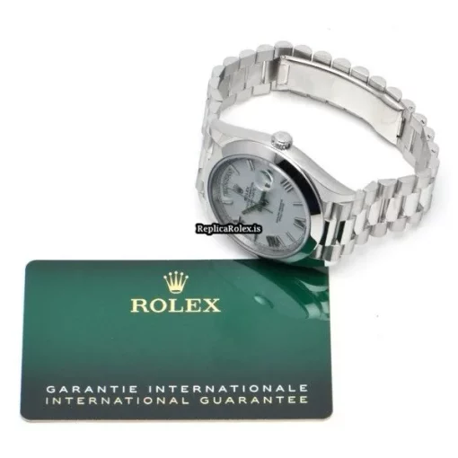 Mind-boggling Replica Rolex Day-date 40 228206 Caliber 3255 Automatic Movement 40mm Platinum Case Watch - Image 5