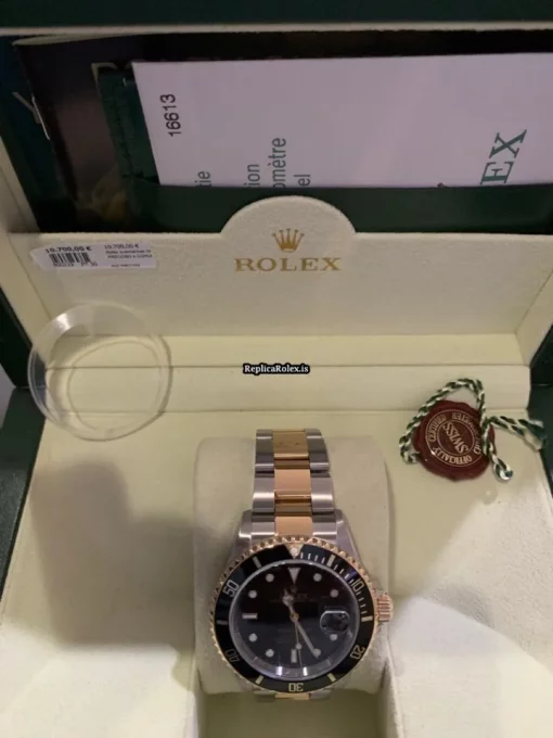 Superb Fake Rolex Submariner Date 16613 Caliber 3135 Automatic Movement 40mm Steel Case Mens/unisex Watch - Image 9