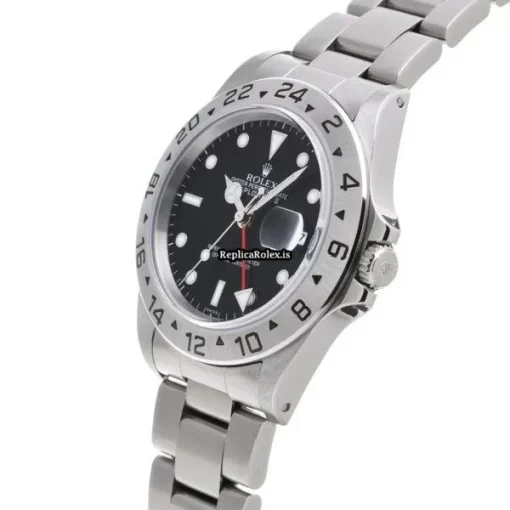 Amazing Replica Rolex Explorer II 16570 Caliber 3185 Automatic Movement 40mm Steel Case Watch - Image 2