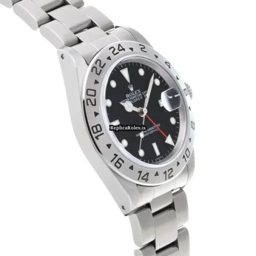 Amazing Replica Rolex Explorer II 16570 Caliber 3185 Automatic Movement 40mm Steel Case Watch - Image 3