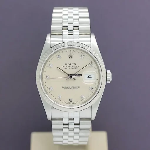 Marvellous Replica Rolex Datejust 16234 Caliber 3135 Automatic Movement 36mm Steel Case Mens/unisex Watch - Image 3