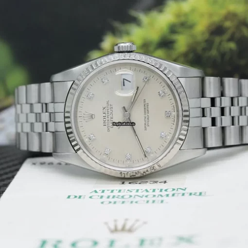 Marvellous Replica Rolex Datejust 16234 Caliber 3135 Automatic Movement 36mm Steel Case Mens/unisex Watch - Image 4