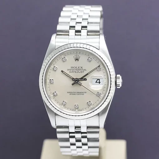 Marvellous Replica Rolex Datejust 16234 Caliber 3135 Automatic Movement 36mm Steel Case Mens/unisex Watch - Image 7