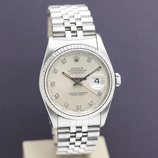 Marvellous Replica Rolex Datejust 16234 Caliber 3135 Automatic Movement 36mm Steel Case Mens/unisex Watch - Image 8