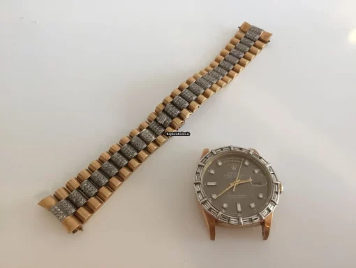 Fabulous Knockoff Rolex Day-date 36 18038 Caliber 3055 Automatic Movement 36mm Yellow Gold Case Mens/unisex Watch - Image 10
