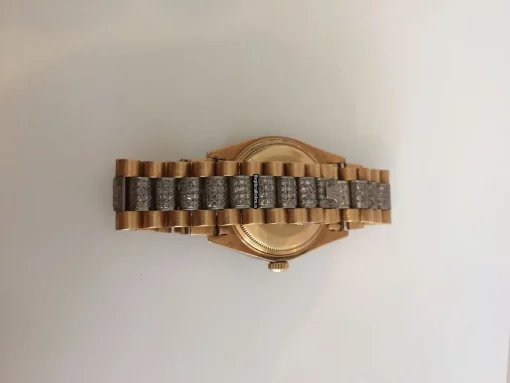 Fabulous Knockoff Rolex Day-date 36 18038 Caliber 3055 Automatic Movement 36mm Yellow Gold Case Mens/unisex Watch - Image 8