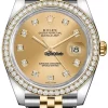 Stylish Clone Rolex Datejust 116243 Caliber 3135 Automatic Movement 36mm Gold/steel Case Mens/unisex Watch