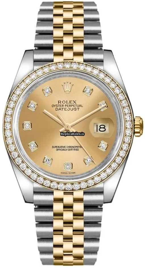 Stylish Clone Rolex Datejust 116243 Caliber 3135 Automatic Movement 36mm Gold/steel Case Mens/unisex Watch