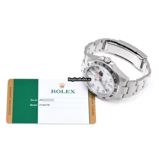 High-end Replica Rolex Explorer II 216570 Caliber 3187 Automatic Movement 42mm Steel Case Watch - Image 5