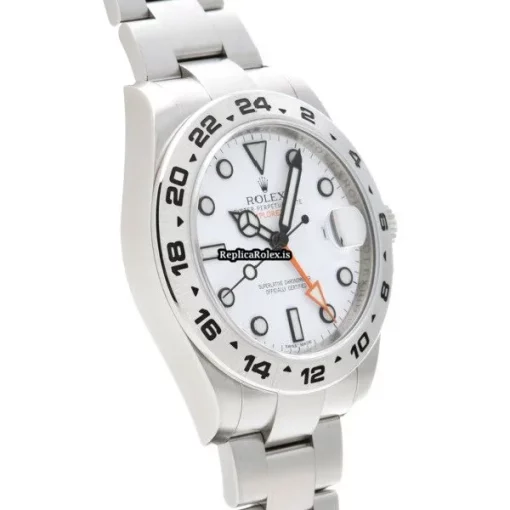 Fantastic Fake Rolex Explorer II 216570 Caliber 3187 Automatic Movement 42mm Steel Case Watch - Image 3