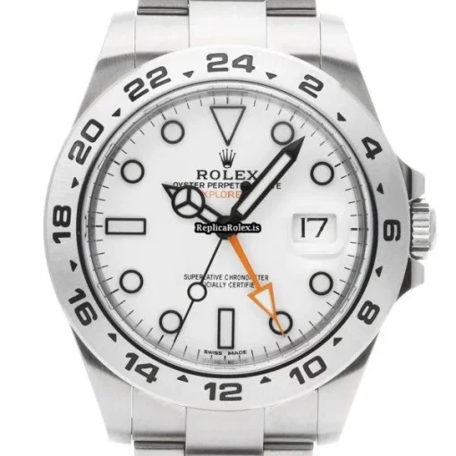 Amazing Replica Rolex Explorer II 216570 Caliber 3187 Automatic Movement 42mm Steel Case Watch - Image 6