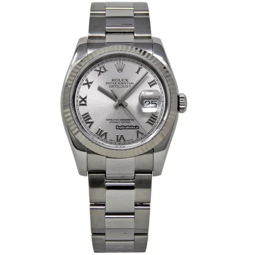 Affordable Fake Rolex Datejust 116234 Caliber 3135 Automatic Movement 36mm Steel Case Womens Watch - Image 2