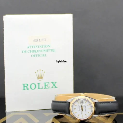 Swiss Knockoff Rolex Lady-datejust 69173 Caliber 2135 Automatic Movement 26mm Steel Case Mens/unisex Watch - Image 2