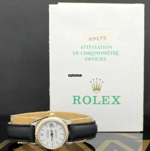 Swiss Knockoff Rolex Lady-datejust 69173 Caliber 2135 Automatic Movement 26mm Steel Case Mens/unisex Watch - Image 3