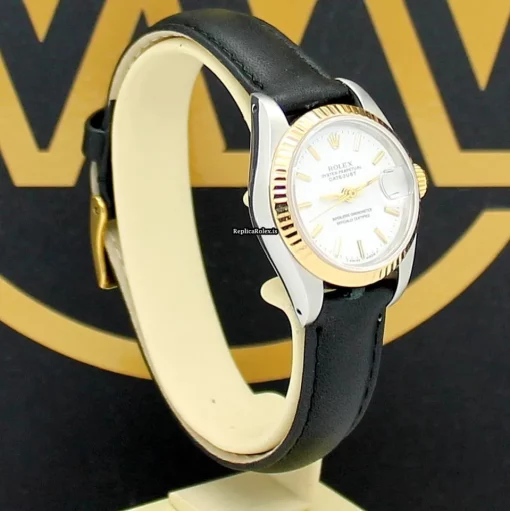 Swiss Knockoff Rolex Lady-datejust 69173 Caliber 2135 Automatic Movement 26mm Steel Case Mens/unisex Watch - Image 6