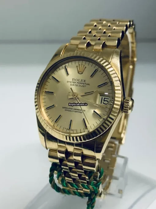 Pleasing Replica Rolex Datejust 6827 Automatic Movement 31mm Yellow Gold Case Womens Watch