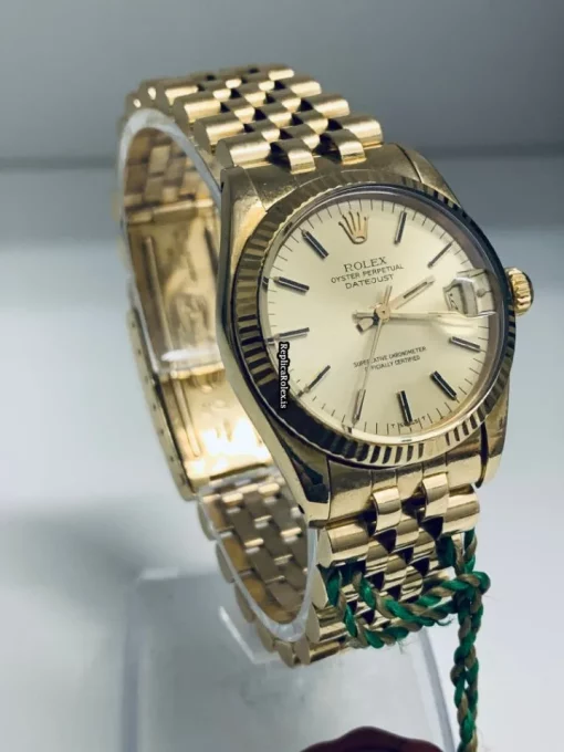 Pleasing Replica Rolex Datejust 6827 Automatic Movement 31mm Yellow Gold Case Womens Watch - Image 4