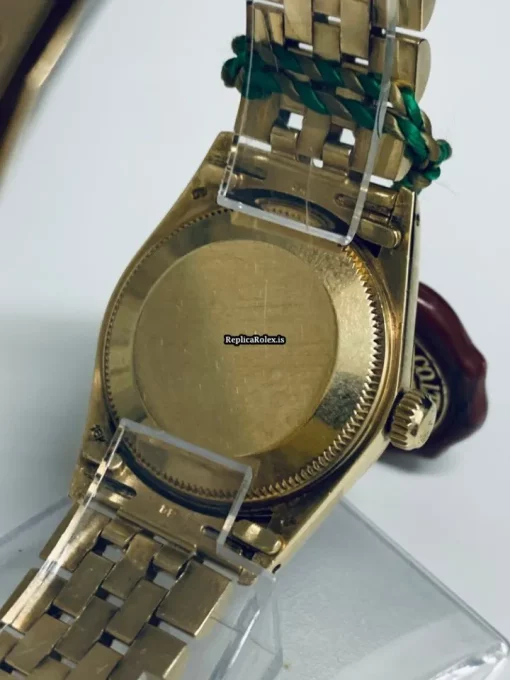 Pleasing Replica Rolex Datejust 6827 Automatic Movement 31mm Yellow Gold Case Womens Watch - Image 5