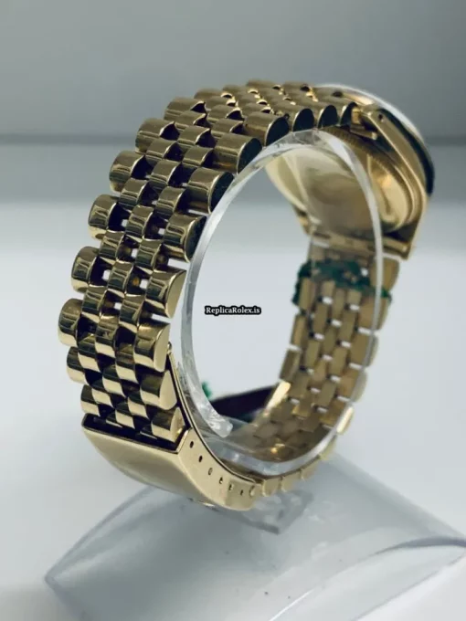 Pleasing Replica Rolex Datejust 6827 Automatic Movement 31mm Yellow Gold Case Womens Watch - Image 6
