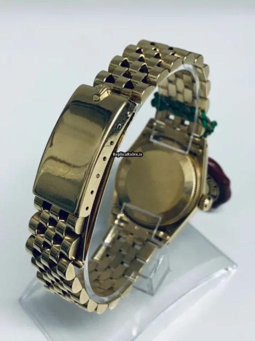 Pleasing Replica Rolex Datejust 6827 Automatic Movement 31mm Yellow Gold Case Womens Watch - Image 7