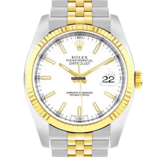 Lovely Copies Rolex Datejust 116233 Automatic Movement 36mm Gold/steel Case Mens/unisex Watch - Image 2
