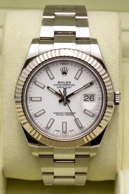 Good Replica Rolex Datejust II 116334 Caliber 3136 Automatic Movement 41mm Steel Case Mens/unisex Watch - Image 3