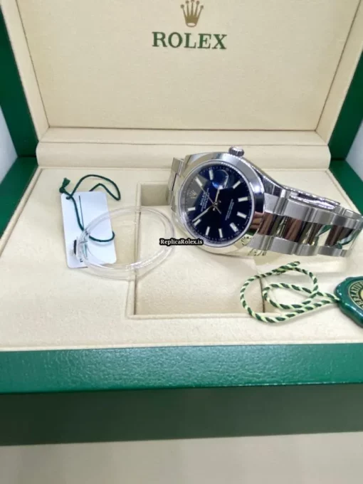 Mind-boggling Fakes Rolex Datejust 126300 Caliber 3235 Automatic Movement 41x48mm Steel Case Mens/unisex Watch - Image 10