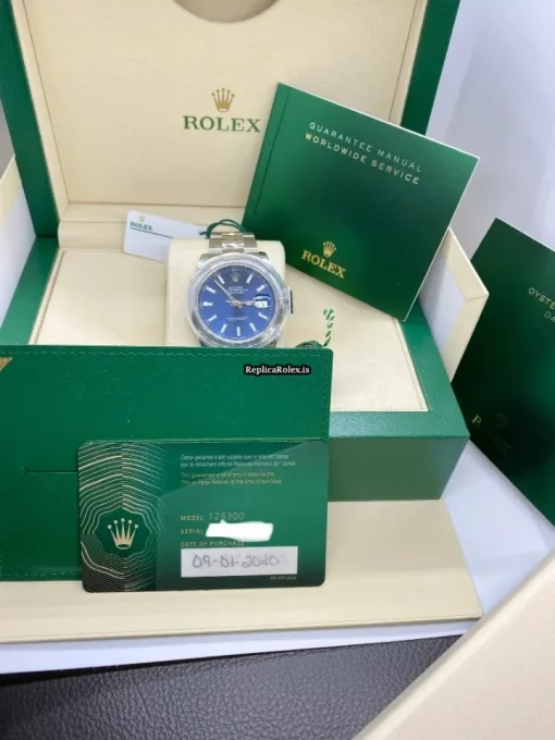 Mind-boggling Fakes Rolex Datejust 126300 Caliber 3235 Automatic Movement 41x48mm Steel Case Mens/unisex Watch - Image 5