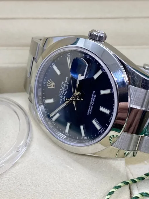 Mind-boggling Fakes Rolex Datejust 126300 Caliber 3235 Automatic Movement 41x48mm Steel Case Mens/unisex Watch - Image 7