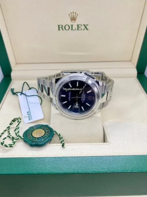 Mind-boggling Fakes Rolex Datejust 126300 Caliber 3235 Automatic Movement 41x48mm Steel Case Mens/unisex Watch - Image 8