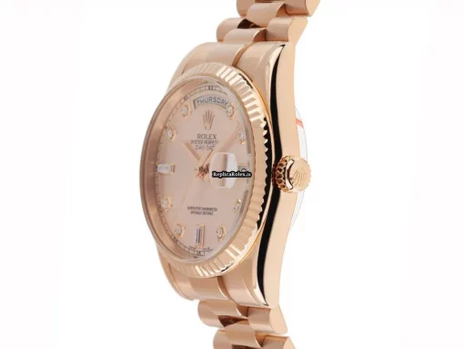 High Quality Replica Rolex Day-date 36 118235 Caliber 3155 Automatic Movement 36mm Rose Gold Case Mens/unisex Watch - Image 2
