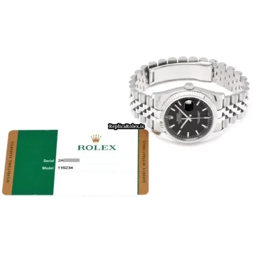 Fantastic Imitation Rolex Datejust 116234 Automatic Movement 36mm Steel Case Watch - Image 5