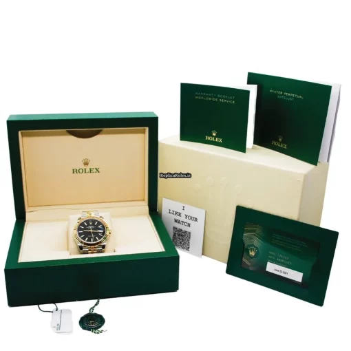 Distinctive Clone Rolex Datejust 126333 Caliber 3235 Automatic Movement 41mm Gold/steel Case Mens/unisex Watch - Image 14
