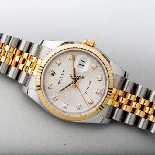 Reliable Replica Rolex Datejust 116233 Caliber 3135 Automatic Movement 36mm Gold/steel Case Mens/unisex Watch - Image 2