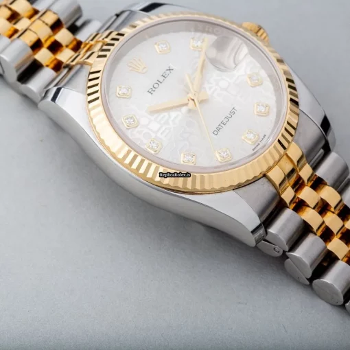 Reliable Replica Rolex Datejust 116233 Caliber 3135 Automatic Movement 36mm Gold/steel Case Mens/unisex Watch - Image 5
