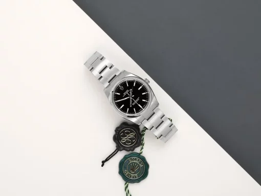 Affordable Replicas Rolex Oyster Perpetual 34 114200 Automatic Movement 34mm Steel Case Watch - Image 2