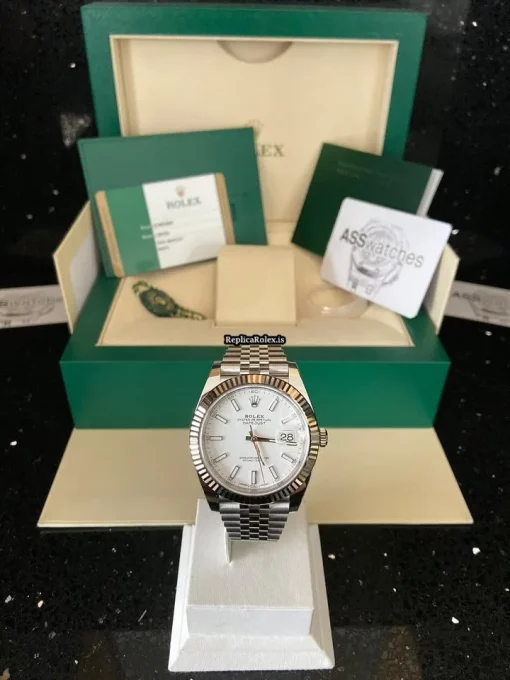 Discount Fake Rolex Datejust II 126334-0010 Automatic Movement 41mm Gold/steel Case Mens/unisex Watch