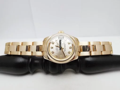 Incredible Replica Rolex Lady-datejust 179165 Automatic Movement 26mm Rose Gold Case Womens Watch - Image 11