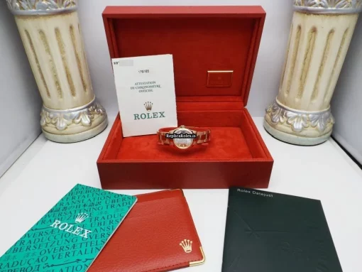 Incredible Replica Rolex Lady-datejust 179165 Automatic Movement 26mm Rose Gold Case Womens Watch - Image 13