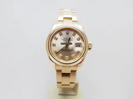 Incredible Replica Rolex Lady-datejust 179165 Automatic Movement 26mm Rose Gold Case Womens Watch - Image 2