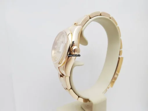 Incredible Replica Rolex Lady-datejust 179165 Automatic Movement 26mm Rose Gold Case Womens Watch - Image 4