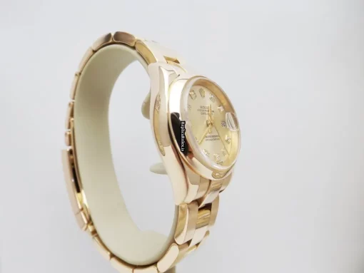 Incredible Replica Rolex Lady-datejust 179165 Automatic Movement 26mm Rose Gold Case Womens Watch - Image 8