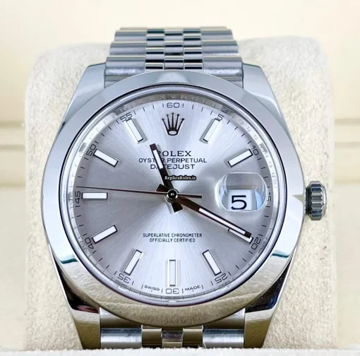 Excellent Replica Rolex Datejust II 126300 Caliber 3235 Automatic Movement 41x48mm Steel Case Mens/unisex Watch - Image 3